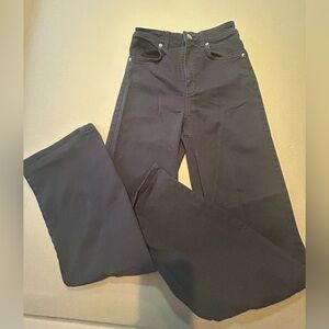 H&M Divided Brand Black Wide-Leg Jeans Size 2​